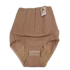 Spade Shapewear Tummy Control Snap Crotch Nude Underwear Small Button Sissy Fem